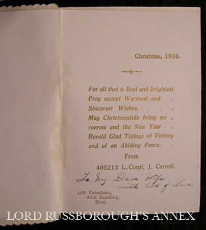 WW1 Greet cd C inside